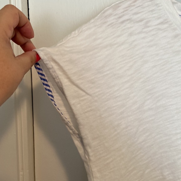 Vineyard Vines Mixed Media Cotton Striped Shirt - Picture 4 of 8